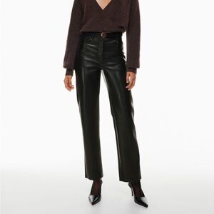 Aritzia Wilfred Melina Leather Pant